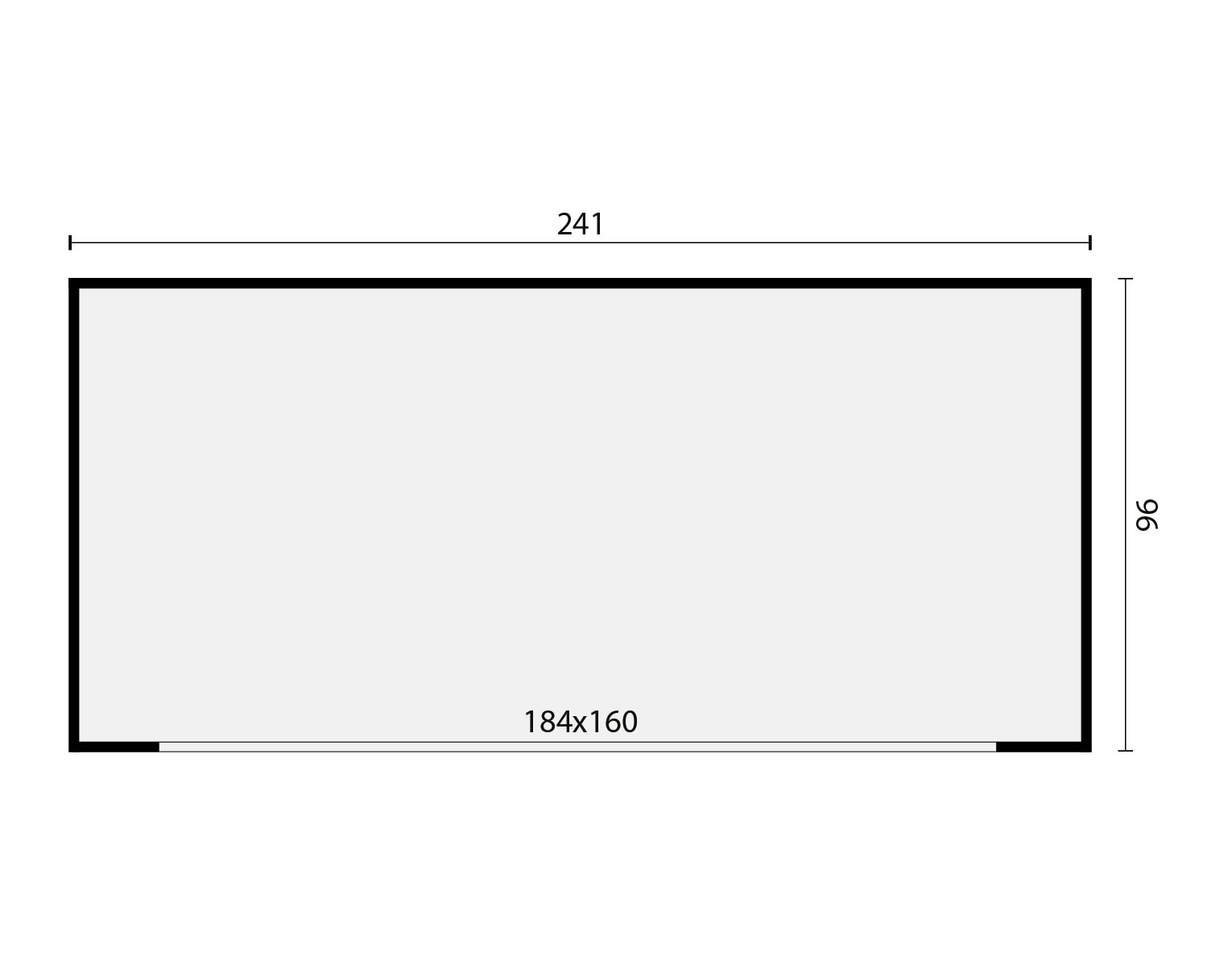 Red Class containerberging Durbin 214x95x170cm