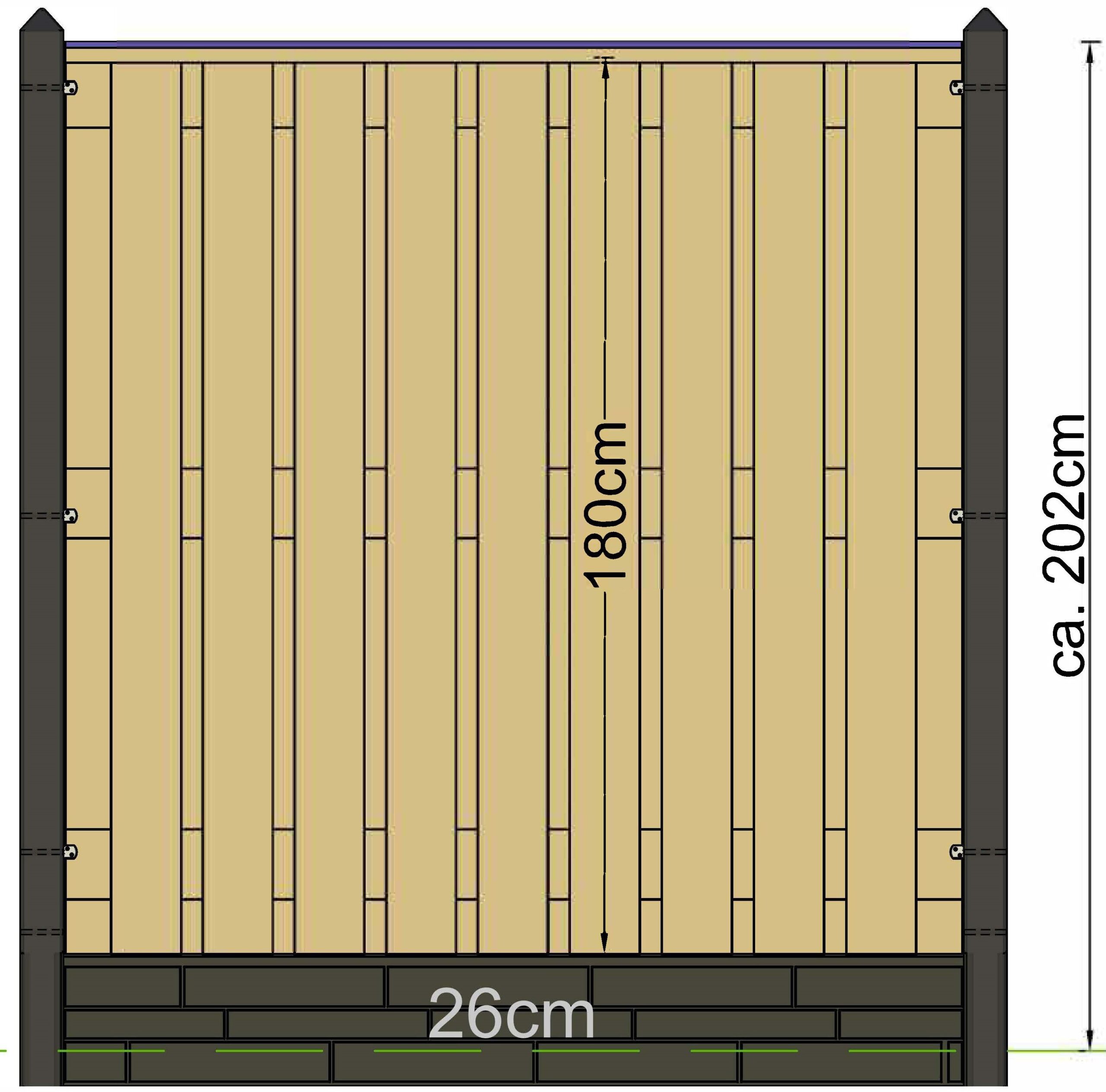 Berton paal Schelde antraciet eindmodel 277