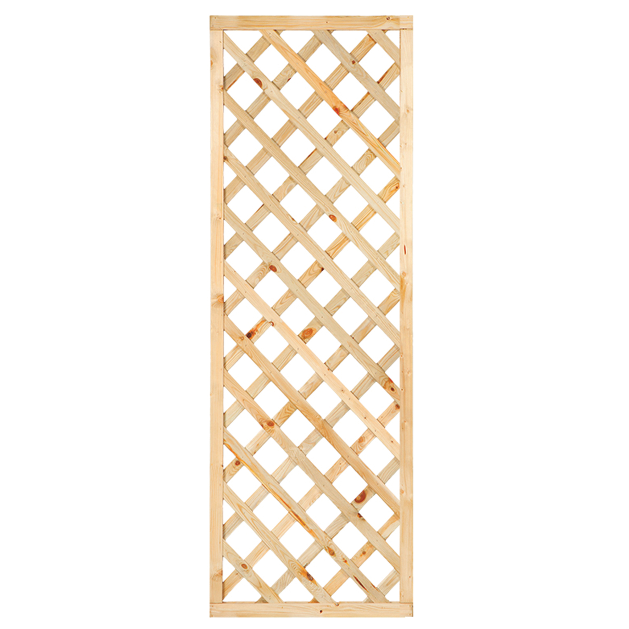 Trellis diagonaal recht met rechte lijst 60cm