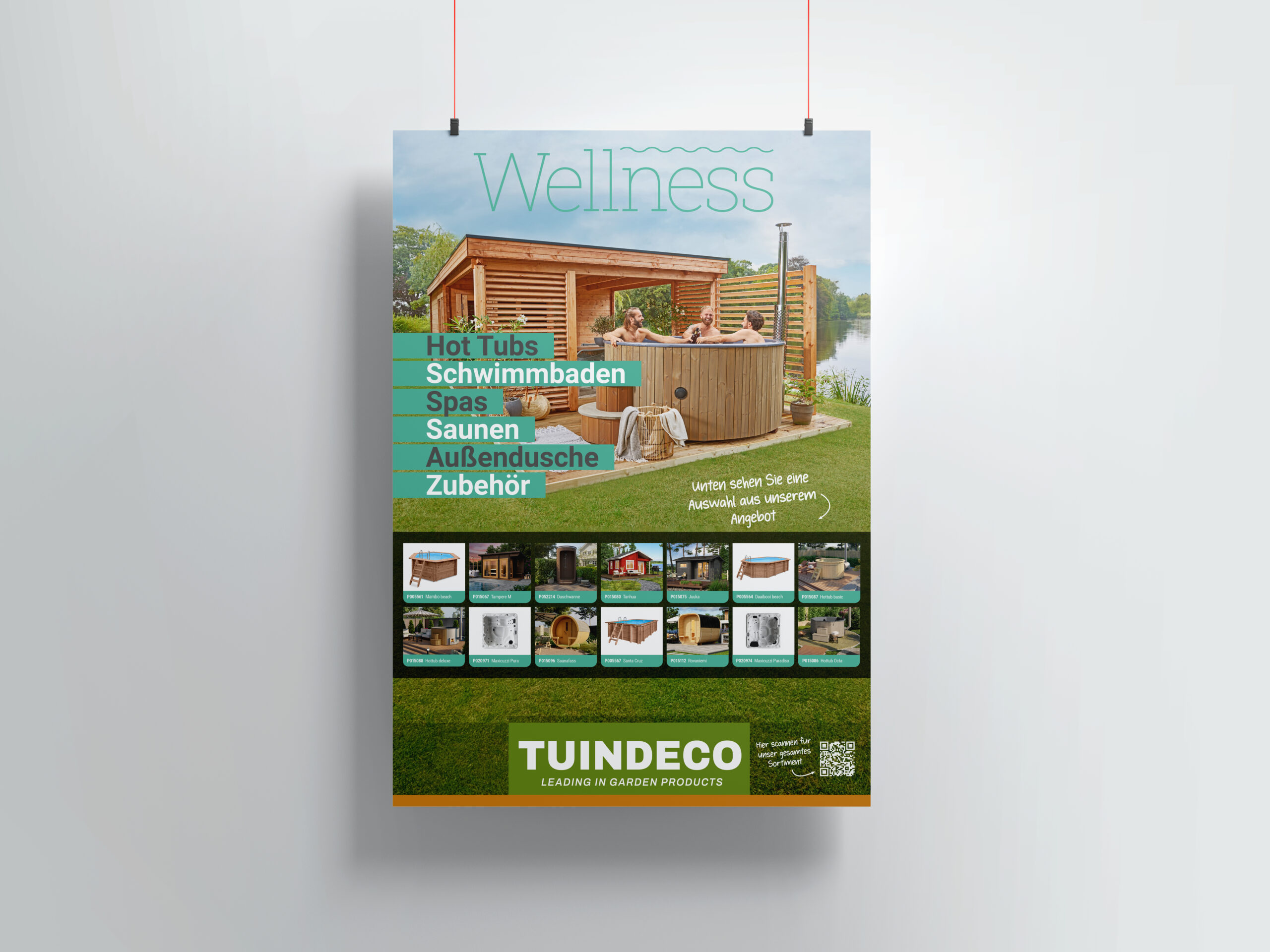 Poster (A0) Wellness (Duitstalig)